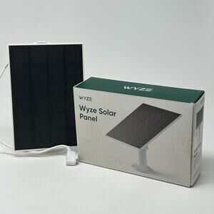 Wyze Battery Cam Solar Panel 12W Solar Charger for Outdoor Cams WSP2W White